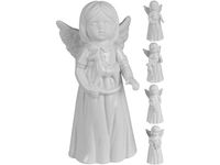 Статуэтка "Ангел девочка с игрушкой" 9cm, 4 дизайна, фарфор