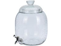 Borcan din sticla cu robinet "lamie" 6l, D21cm, H30cm
