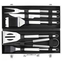 Товар для пикника Grill Master Ustensile Set 6 buc. cutie de aluminiu (HMP09)