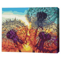 Tablou pe numere BrushMe BS35646 40x50cm (în cutie) Păpădii la apus