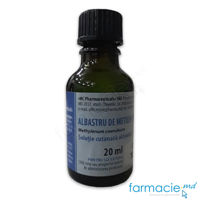 Albastru de metilen sol.alcool cutan.1% 20ml MC