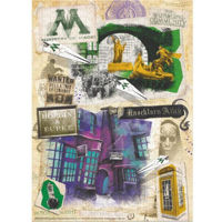 Puzzle Dodo 200504 Puzzle Ministerul Magiei și Aleea Knocktern, seria Harry Potter, 450el