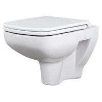 Vas WC Cersanit Colour Rimless с сиденьем микролифт DRP