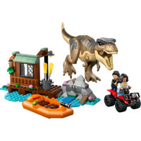 Конструктор Lego 76975 Jurassic World: Evadare pe râu din calea unui T-Rex