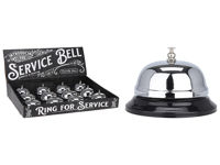 Звонок металлический "Service Bell" 8X6cm серебряный