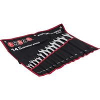 Ключ гаечный Force 5141C ключи рожково-накидные на полотне 14 пр.