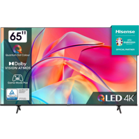 65" LED SMART TV Hisense 65E7KQ,  QLED, 3840x2160, VIDAA OS, Black