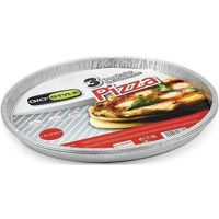 Форма для выпечки GioStyle 51554 Формы алюминиевые для пиццы, 100µm, 3шт,D31.5x2cm