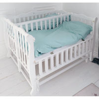 Кроватка детская для близнецов Goydalka DUO White