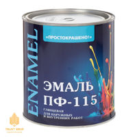 Краска Простокрашено лазурный 0.9 кг,  Эмали ПФ-115