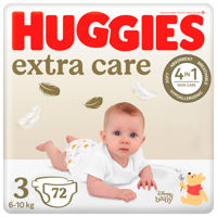 Подгузники Huggies Extra Care Mega  3 (6-10 кг), 72 шт