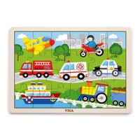 Головоломка Viga 51462 24-Piece-Puzzle Vehicles