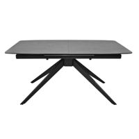 Стол Deco BELISIMA Black (160+60)*90*76