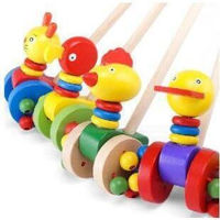 Игрушка miscellaneous 5687 Animalut din lemn cu tragere 177-016