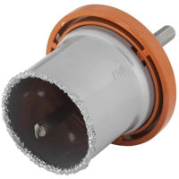 Набор головок, бит, насадок Wolfcraft Coroana de gaurit tratata cu carburi metal 67mm 3465000