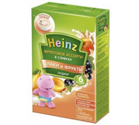 Budincă Heinz fructe în smântână dulce (6 luni+) 200g