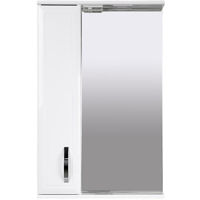 Зеркало для ванной Bayro Allure 550x750 левый белый мат