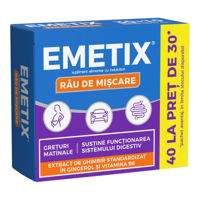Emetix comp.N30+10 Gratis (rau de miscare) Fiterman