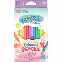 Creion colorat "Pastel" Colorino 12/24 culori