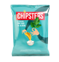 Cips Flint cu smîntînă și verdeață (100g)