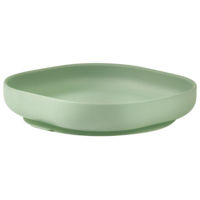 Посуда для кормления Beaba B913551 Farfurie silicon cu ventuza Sage Green