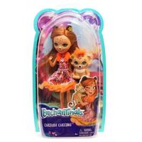 Кукла Enchantimals с питомцем - Чериш Гепарди, 15 см, код FJJ20