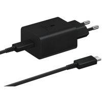 Зарядное устройство сетевое Samsung EP-T4510 45W Compact (w C to C Cable) Black