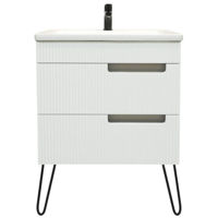 Dulap pentru lavoar Bayro универсальный Positano под умыв. Argo 700, белый мат