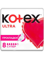 Absorbante zile critice Kotex Ultra Super, 8 buc.