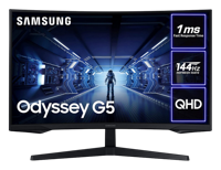 27" SAMSUNG Odyssey G5 C27G55TQ, Black Curved-VA 2560x1440, FreeSync144Hz, 1ms MPRT, 250cd, DP+HDMI