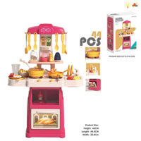 Игровой комплекс для детей ToyMall 000887 Bucătarie cu sunet și lumini (44 piese)