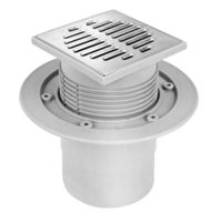 Trap de duș Uniplast HCFG3V-110 Sifon de pardoseala interior vertical D.110 cu grila inox (115 x 115 mm) MCALPINE