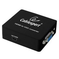 Adapter Cablexpert "DSC-HDMI-VGA-001", HDMI to VGA+3.5mm AUX