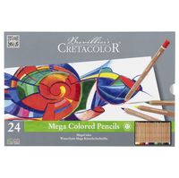 Set creioane colorate 24 buc. Megacolor Cretacolor