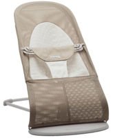 Шезлонг-качалка BabyBjorn Balance Soft Grey Beige/White, Mesh