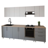 Мебель для кухни Smartex (30158) K4 280сm Alb+Grafit