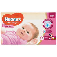 Huggies (3) Ultra Comfort Jumbo Pack Ru  (5-9kg)  N56