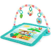 Covoraș de joacă Bright Starts 12475 Salteluta de joaca cu bara de jucarii Tiki Toy Bar