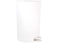 Ведро для мусора с педалью 3l Osaki белое, пластик