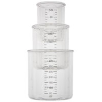 Container alimentare Beaba B912804 Set 3 recipiente ermetice 120/240/420ml