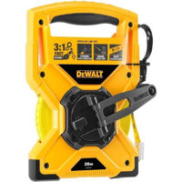 Рулетка DeWalt DWHT34218-0 cu banda din fibra de sticla 30m