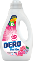 Dero gel 2in1 Bujori de munte și Flori de stânjenel, 1L, 20 spălări