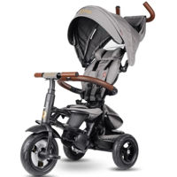 Bicicletă-cărucior Qplay Rito Deluxe Grey