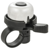 Аксессуар для велосипеда M-Wave Claxon bicicleta Bella Ding-Dong mini bell silver/black / for handlebar 22.2 mm