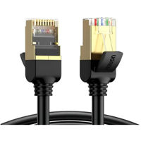 Кабель для IT Ugreen 11269 Cat7 F/FTP Ethernet Cable, Pure Copper, Shielded, 2m, Black