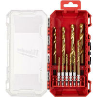 Набор головок, бит, насадок Milwaukee 4932493865 Set burghie TiN SHOCKWAVE 10buc.