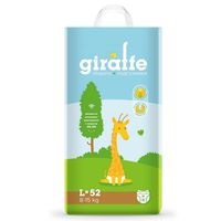 Scutece Lovular Giraffe L (8-15 kg), 52 buc.