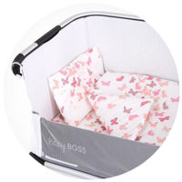 Lenjerie de pat pentru copii Chipolino Постель для люльки white butterflies KOSCLOSETV20WB