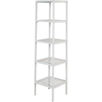 Этажерка Axentia 134871 bambus 5 niveluri alb