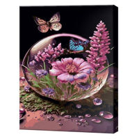 Tablou pe numere Art Gallery GX46769 Flori intr-un balon 40x50cm